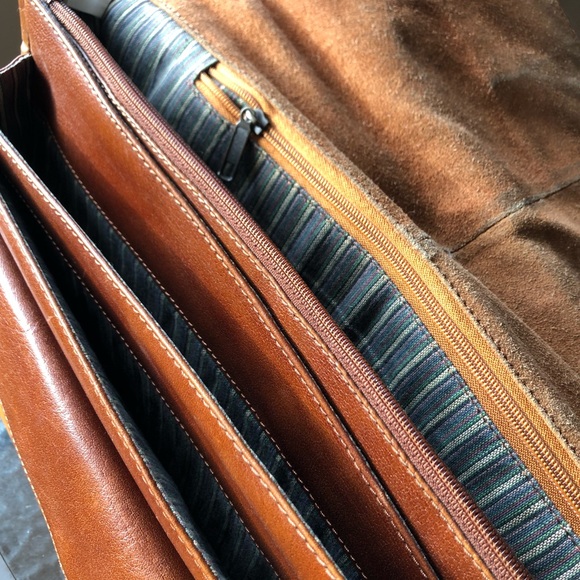 Leather Bugatti Laptop Bag / Satchel - Picture 3 of 7